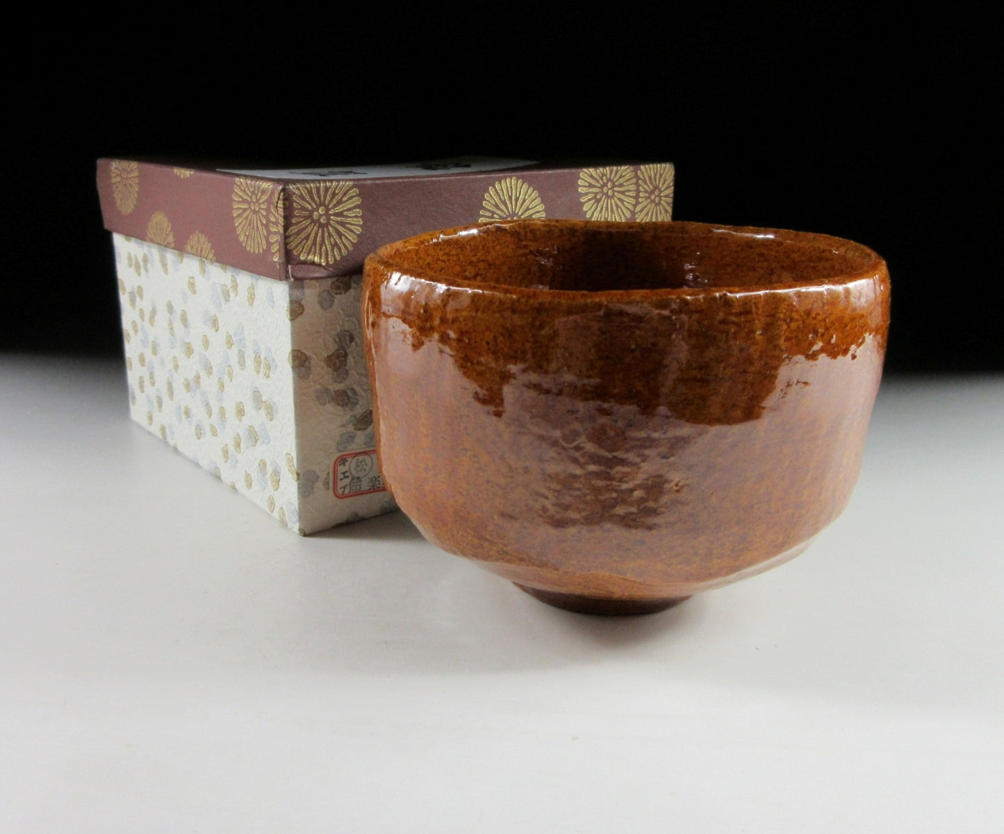Sasaki Shoraku Ame-yu Glaze Chawan