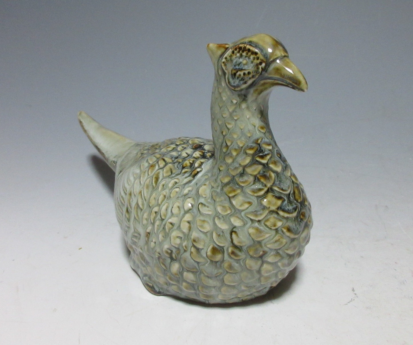 Onishi Rakusai Pheasant Okimono
