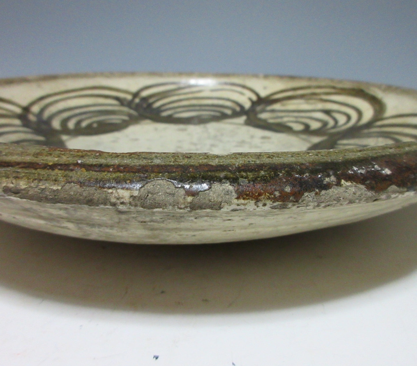 Large Edo Antique Umanome Plate
