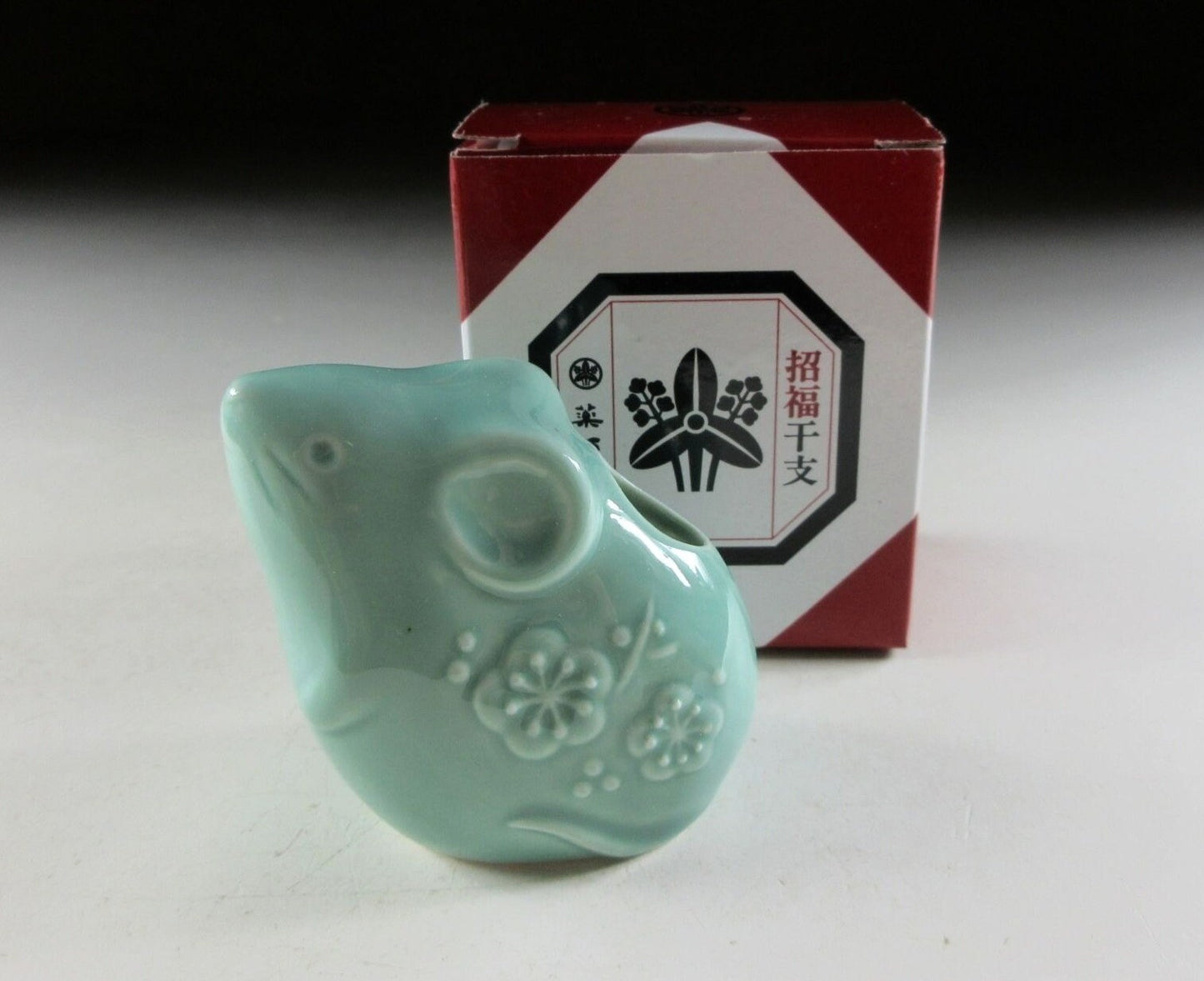 Celadon Year of the Rat Toothpick Holder