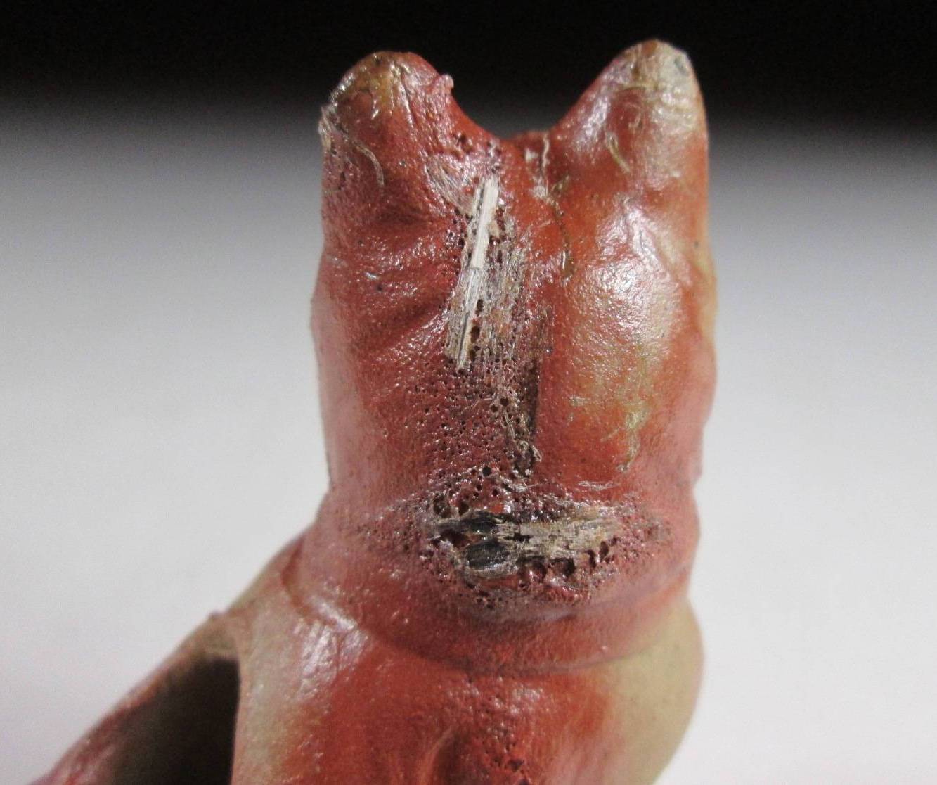 Bizen Year of the Dog Toothpick Holder