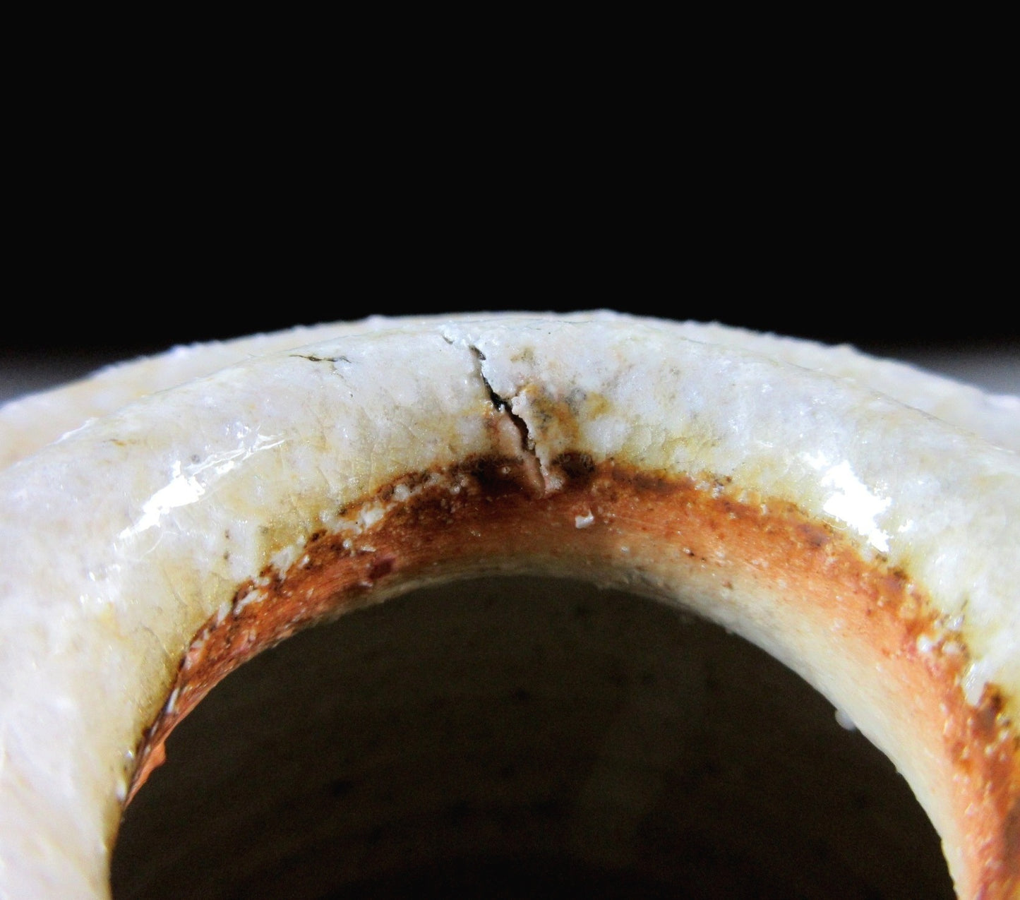 RESERVED - Small Shigaraki-ware Hanging Vase