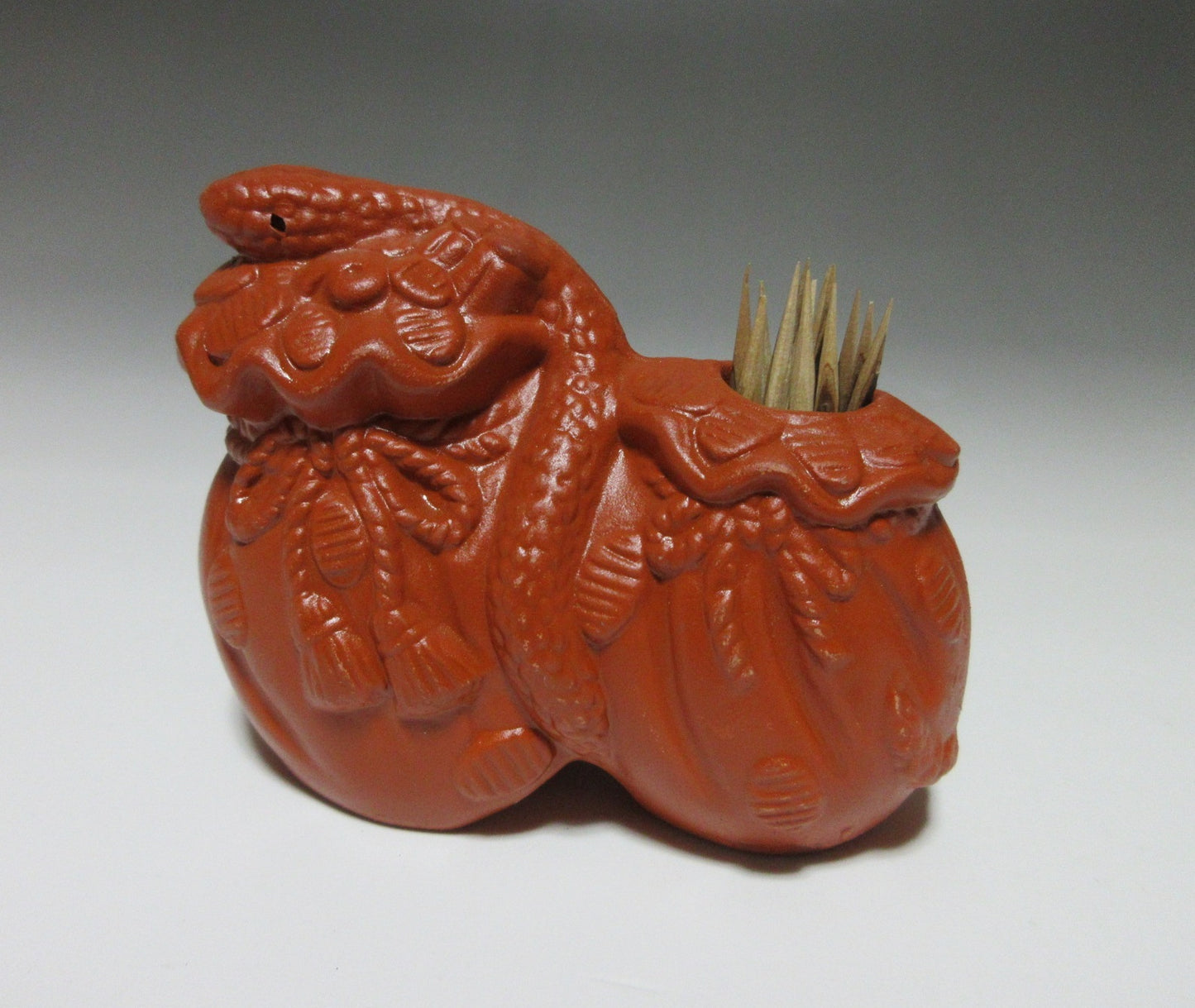 Tokoname Snake Toothpick Holder