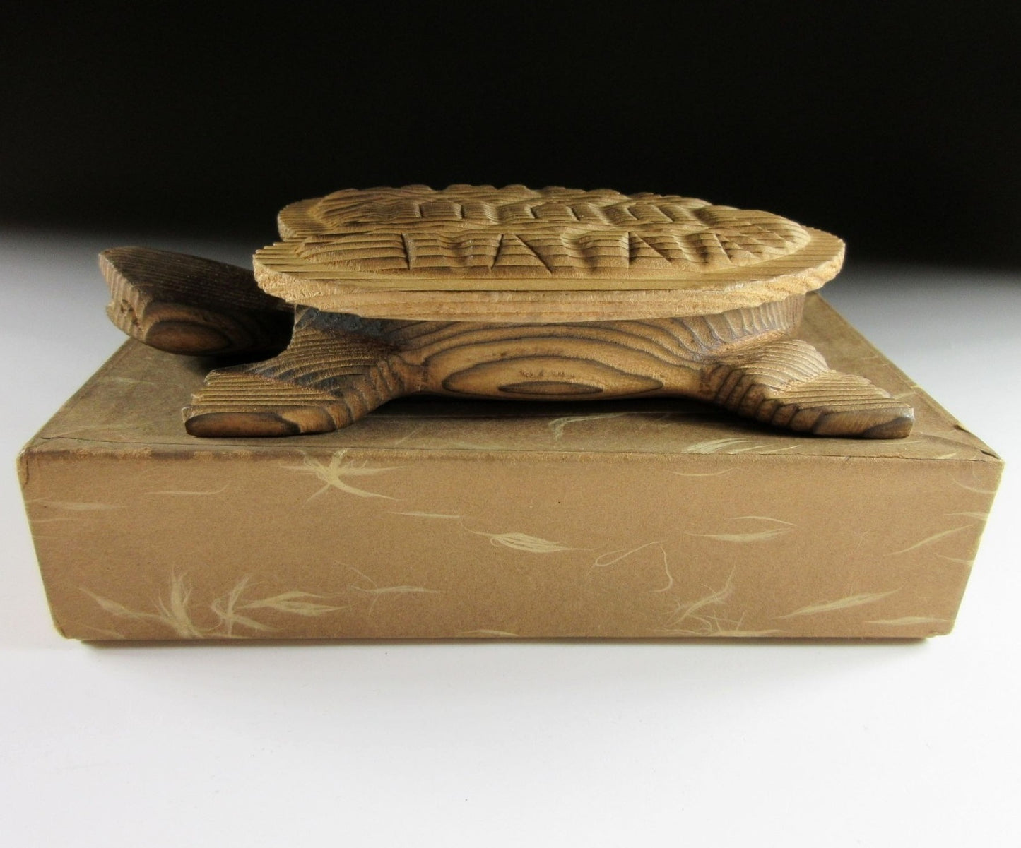 Hand Carved Nezuko Turtle Box