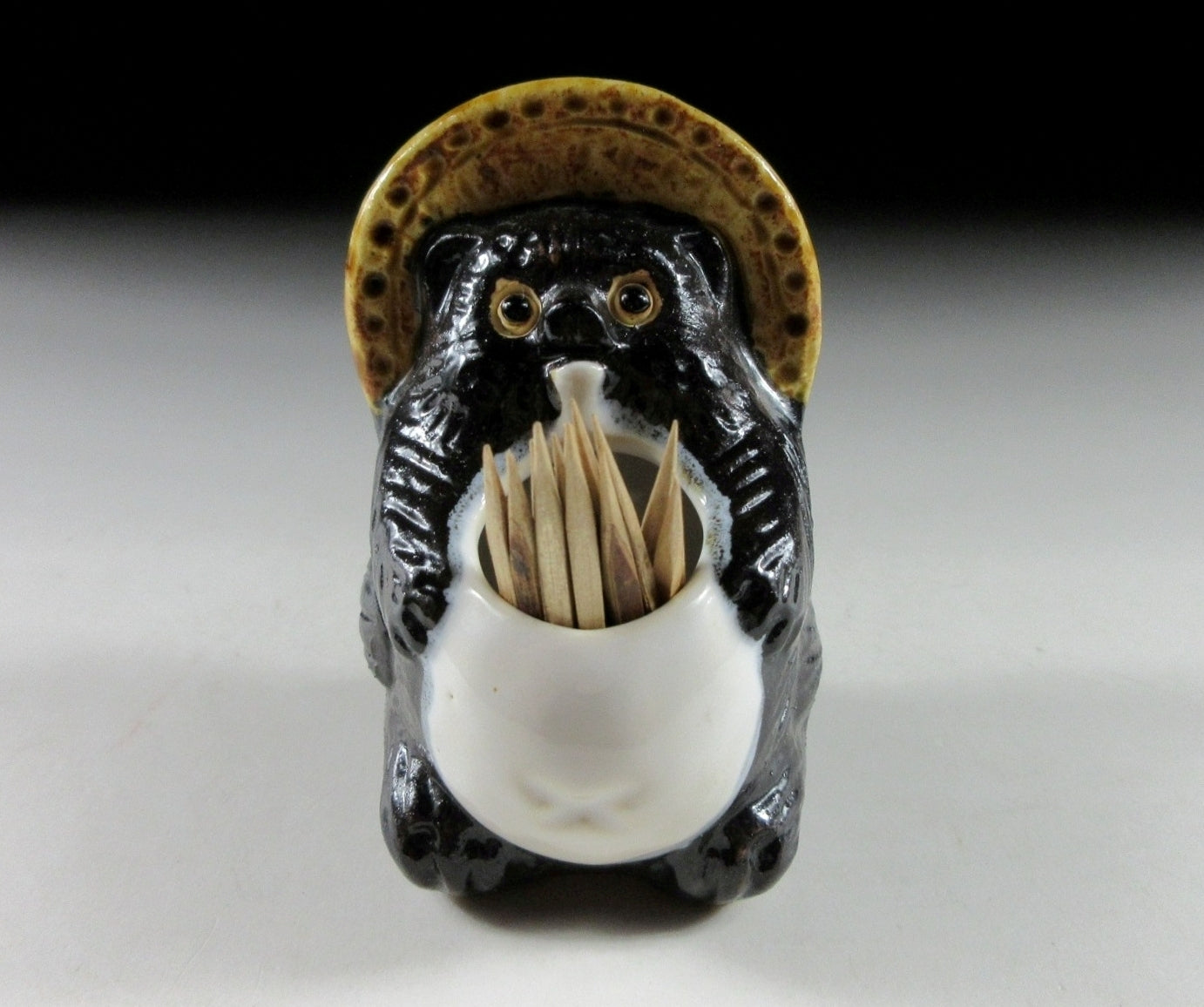 Shigaraki Tanuki Toothpick Holder