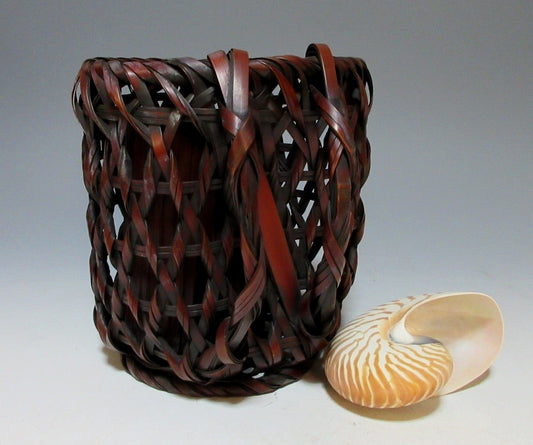 Maeno Koyo Lacquer Bamboo Basket