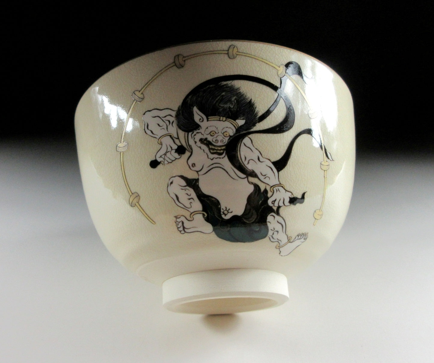 Kato Tohzan 'Raijin' God of Thunder Chawan