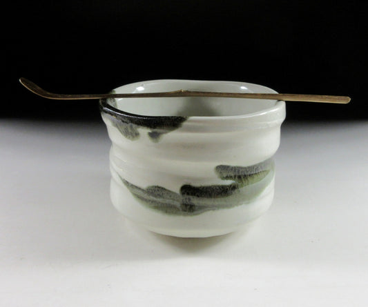 Kato Eichi White Mino Chawan #1