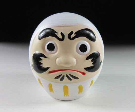 Small White Daruma Moneybox