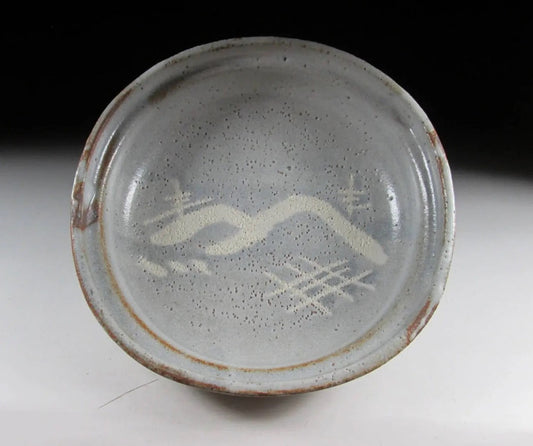 Large Hanemon Gama Nezumi Shino Bowl