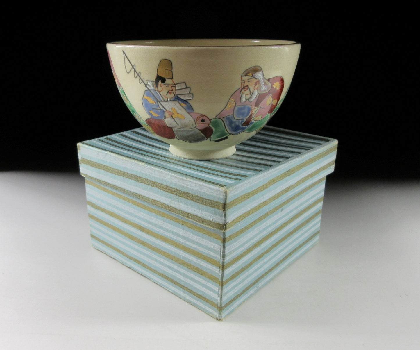 Kyo-ware Shichifukujin Chawan