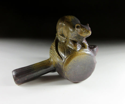 Bizen-ware Year of the Rat Okimono