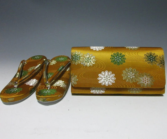 Vintage Zori with Matching Purse