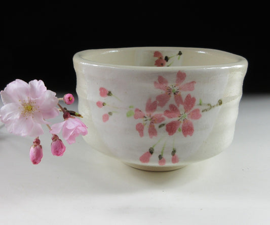 Kato Shozan Cherry Blossom Tea Bowl