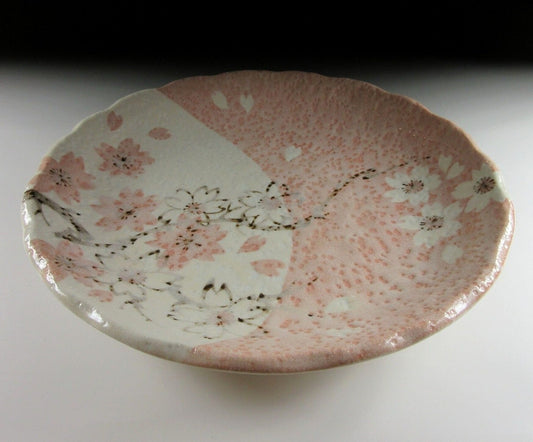 Sakura Shino-ware Plate