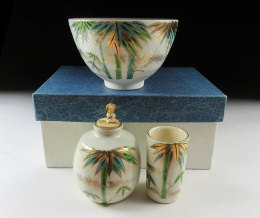 Tezuka Toho Three Piece Tea Bowl Set