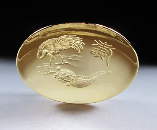 24KGP Gold Plated Sakazuki Sake Cup