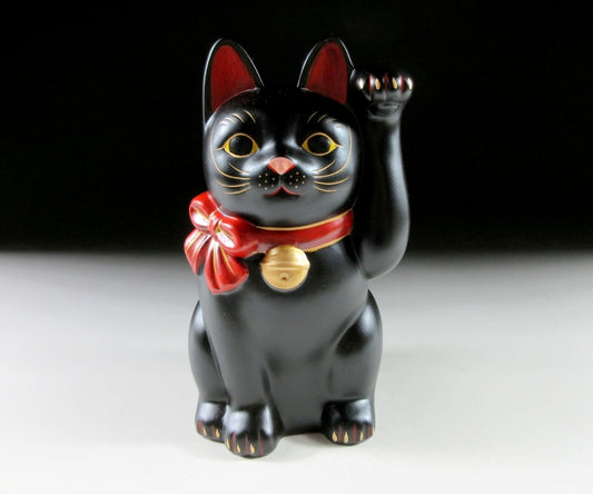 Black Chugai Toen Maneki Neko