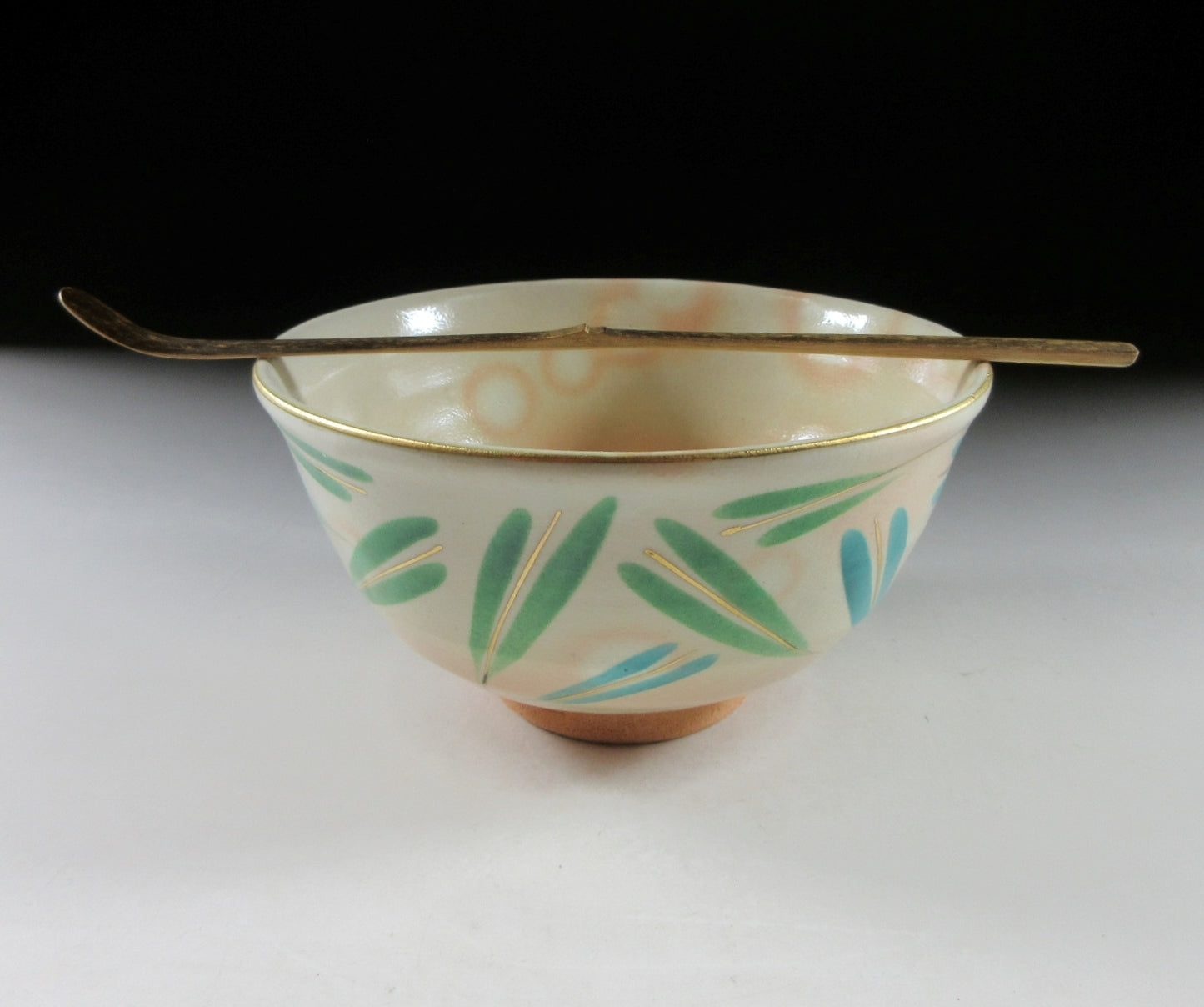 Tezuka Toho Bamboo Motif Chawan