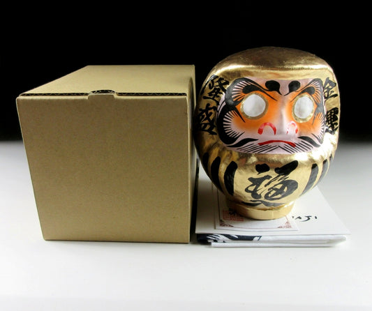 Gold Takasaki Shorinzan Fuku-Daruma