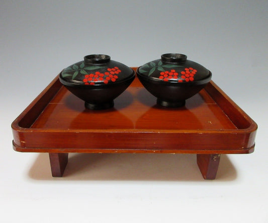 Hida Shunkei-nuri Lacquerware Tray #1