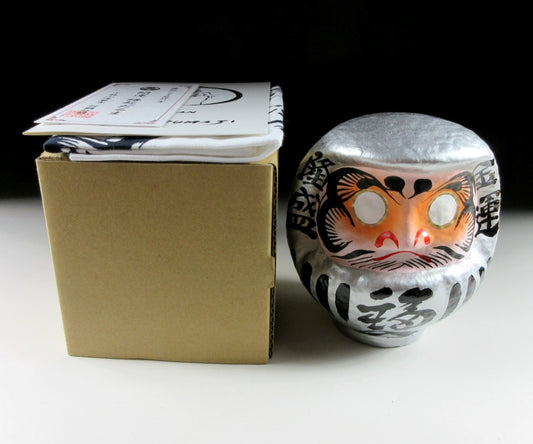 Silver Takasaki Shorinzan Fuku-Daruma