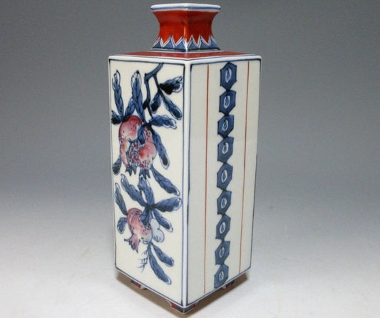 Okamoto Tameji Pomegranate Bottle Vase