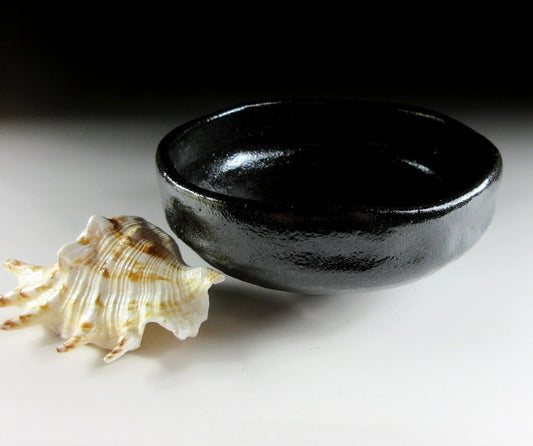Fukui Rakuin Kuro Raku Chawan