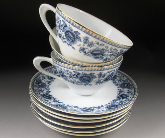 Hoya Japan Cups and Saucers