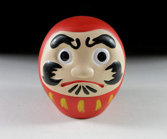 Small Red Daruma Moneybox