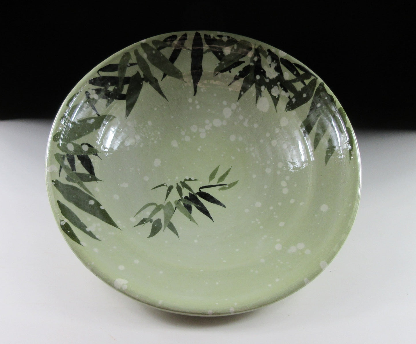 LARGE Yoshimura Rakunyu III 'Yuki Sasa' Bowl