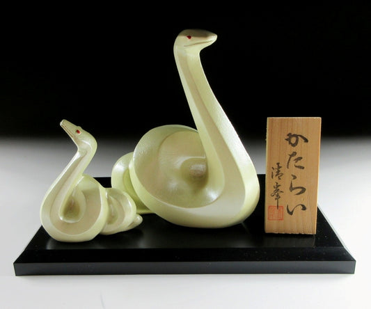 Takaoka Year of the Snake Okimono