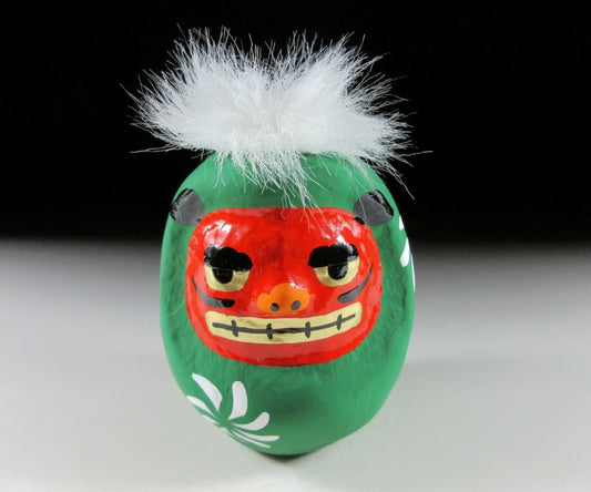 Papier-mâché Shishimai Daruma #3