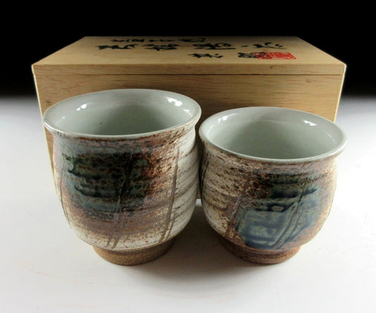 Mashiko-ware Yunomi Tea Cups