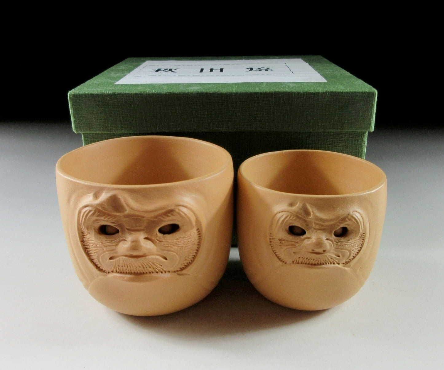 Miura Ginichiro Akita-ware Yunomi Tea Cups