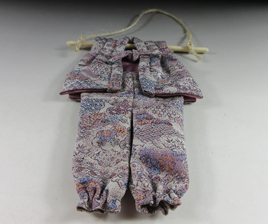 Small Kimono Patterned Monpe and Noragi Ornament