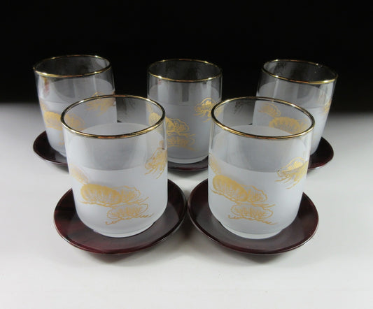 Set of Five Iced Tea Glasses