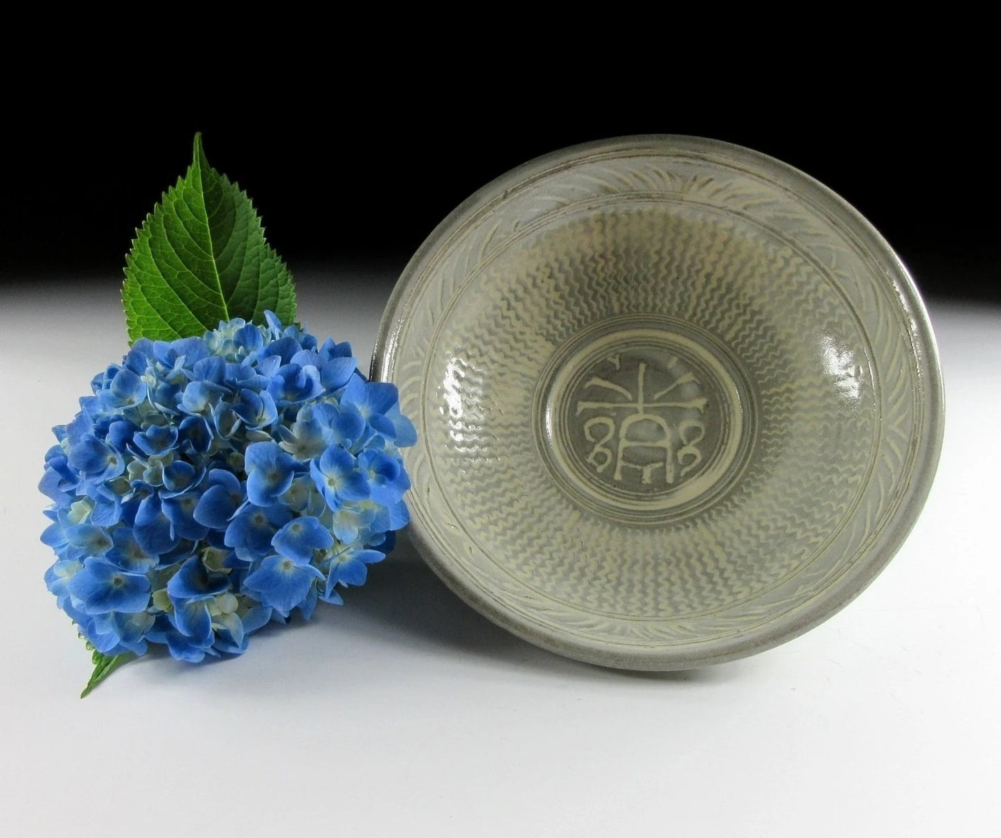 Kyo-ware Mishima Chawan for Summer