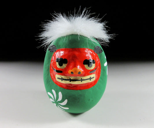 Papier-mâché Shishimai Daruma #1