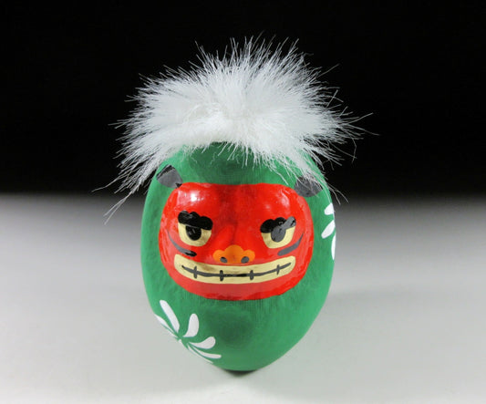 Papier-mâché Shishimai Daruma #2