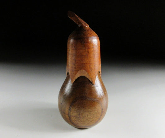 Wooden Eggplant Toothpick Holder