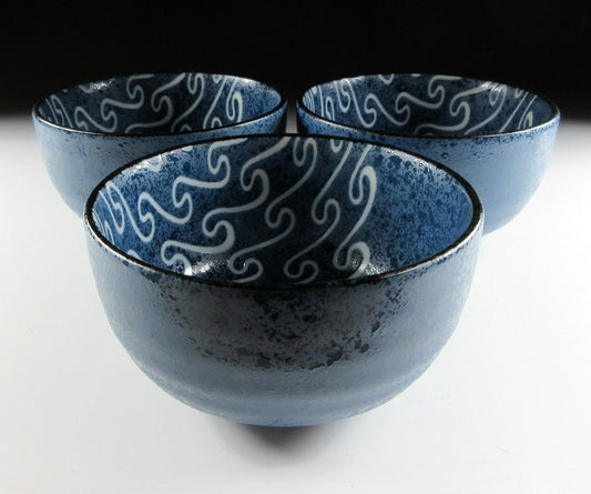 Set of Three Plover Bowls