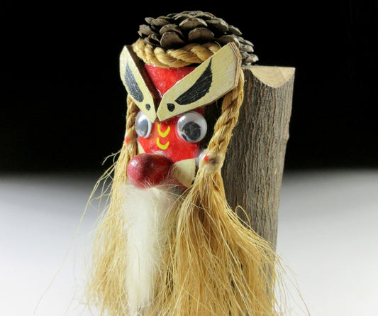 Wooden Tengu Ornament