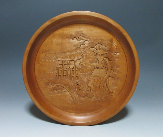 Large Hirokawa Issen Miyajima-bori Tray