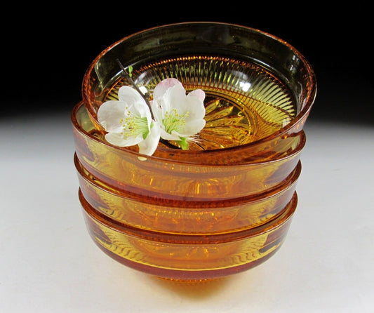 Set of four Showa Glass Bowls