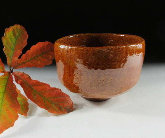 Sasaki Shoraku Ame-yu Glaze Chawan