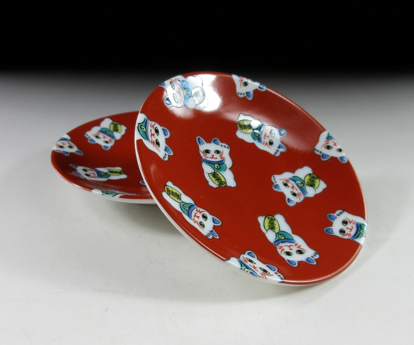 Seiko Gama Maneki Neko Mamezara Plates