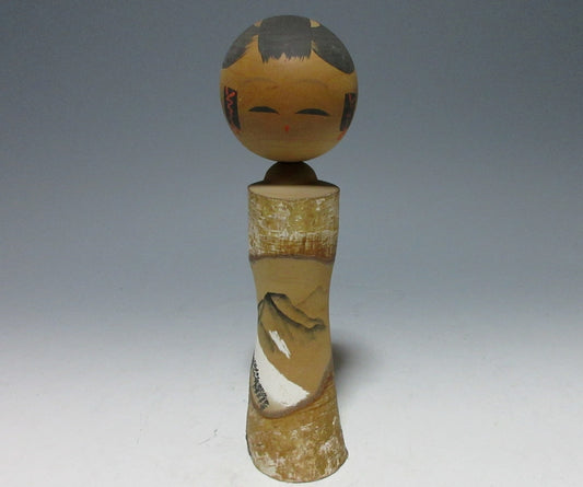 Vintage White Birch Kokeshi