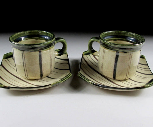 Oribe Espresso Cup and Saucers