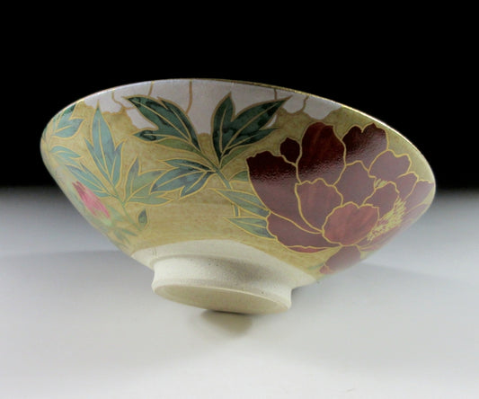 Kuwano Mutsuko ‘Gosho no Hana’ July Chawan